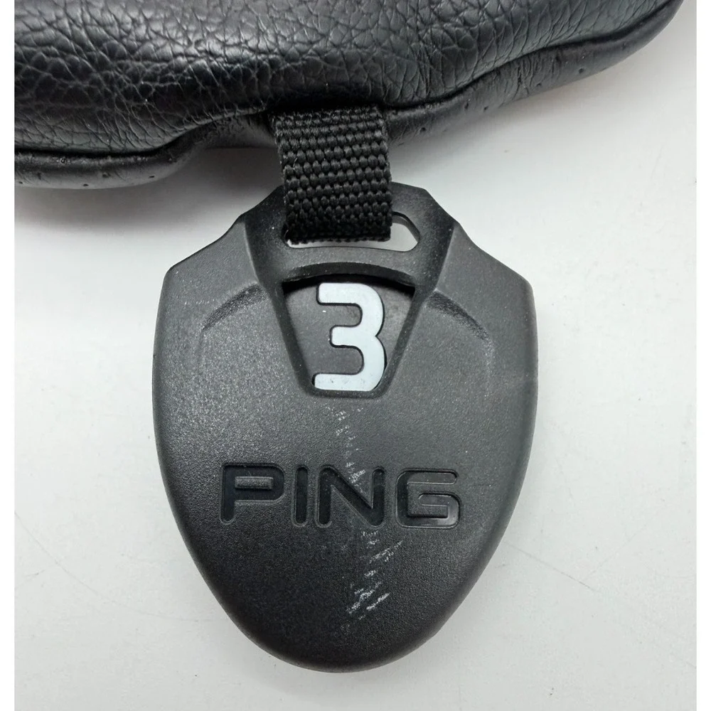 PING G425 Fairway Wood Golf Club Headcover - Black Grey White Adjustable Tag OEM